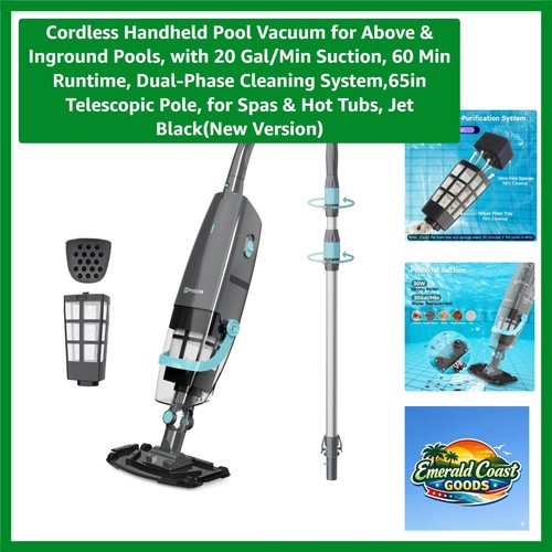 Cordless pool cleaner 65in - pool,